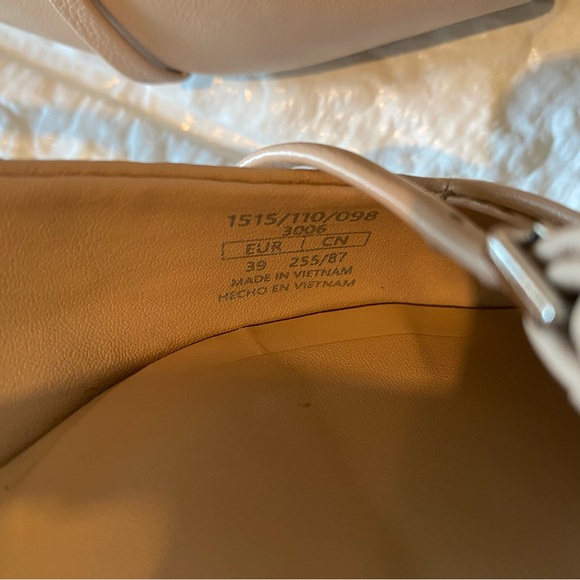 Zara Pointed Flat Leather Slingbacks - Picture 5 of 8